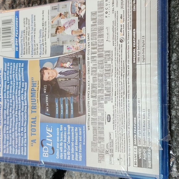 MILK BLU-RAY BASED ON THE TRUE STORY - Picture 4 of 7